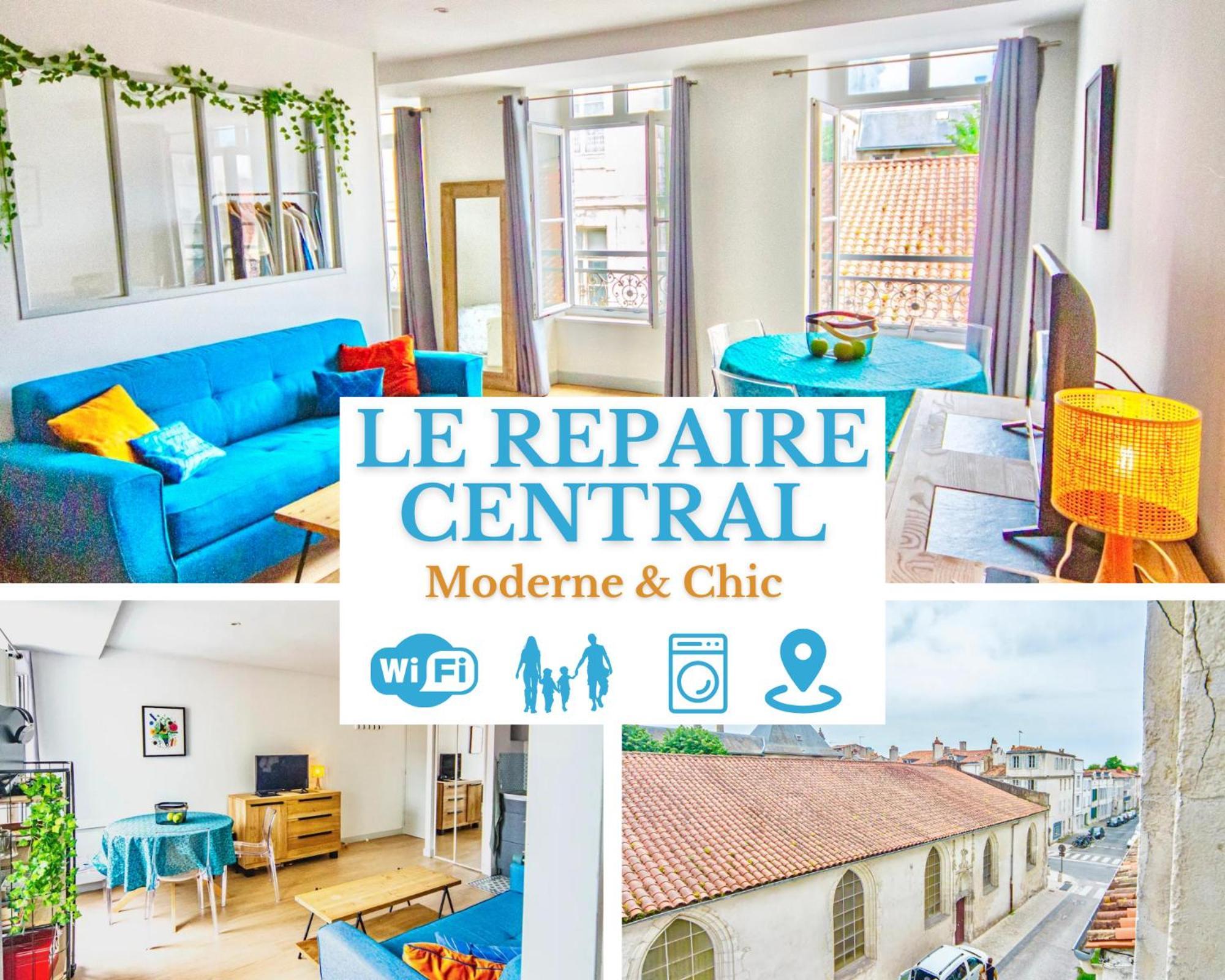 Apartment Repaire - Chic & Moderne - Wifi Gratuit - Parfaitement Equipe - Centre-ville Historique La Rochelle (Charente-Maritime)